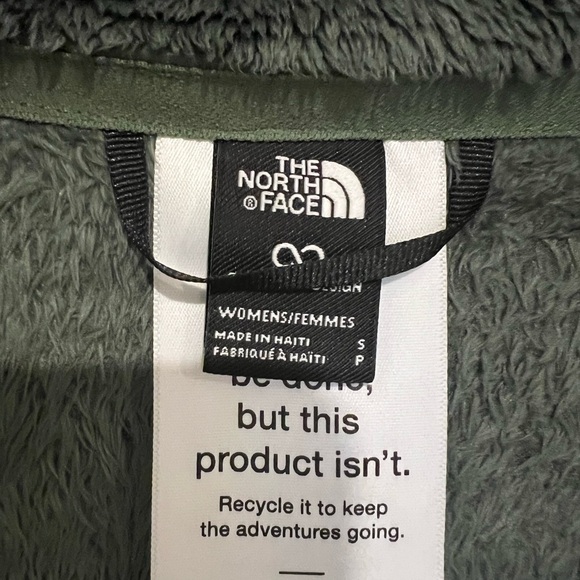The North Face Green Osito Jacket Fleece Outdoor Small - Picture 3 of 4